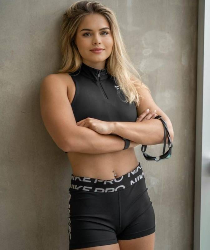 Luana Alonso enge Sportbekleidung