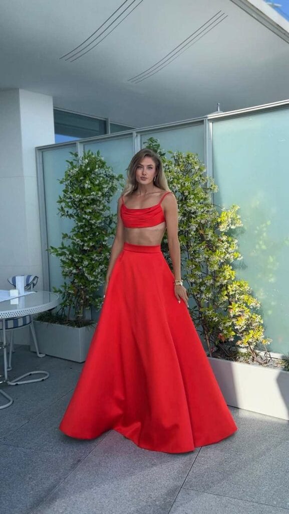 Alicia Schmidt elegantes Abendkleid