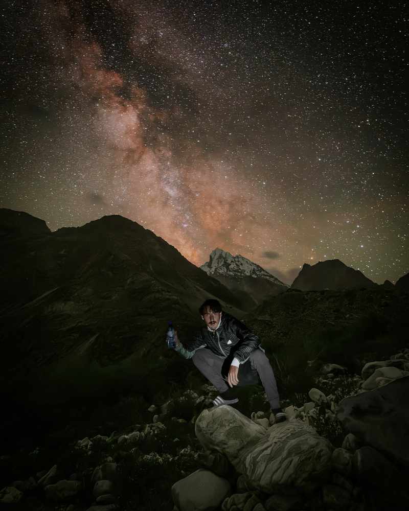Der Sternenhimmel über Danny