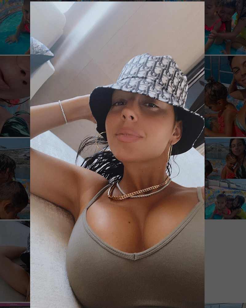Georgina Rodriguez pusht ihren Busen