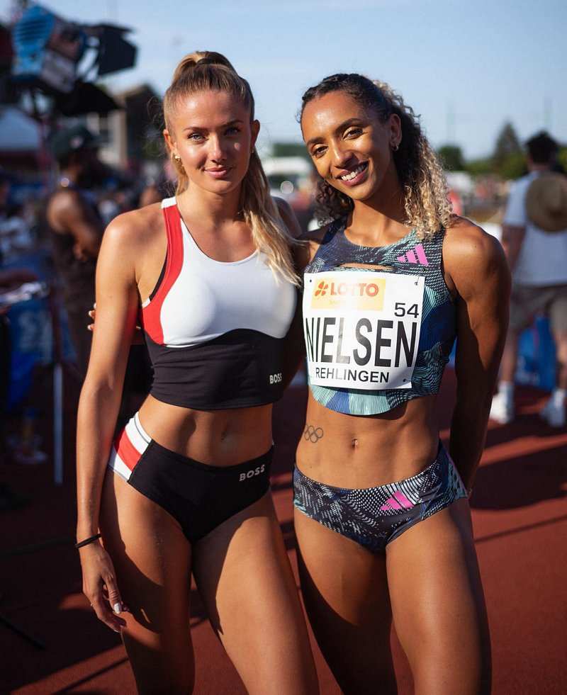 Laviai Nielsen mit Alica Schmidt