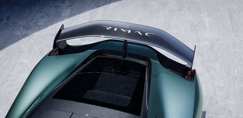 Rimac Nevera R - feststehender Heckspoiler