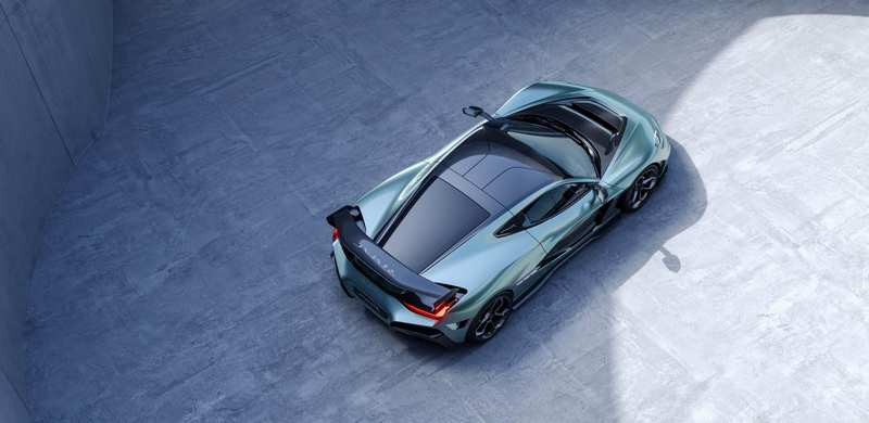 Rimac Nevera R - Ansicht von oben