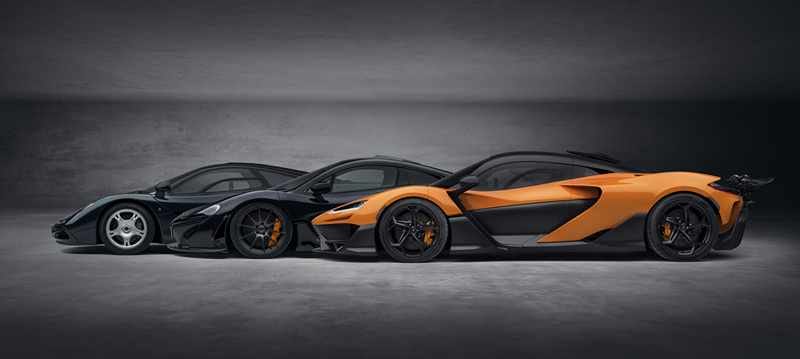 McLaren W1 V8 Hybrid-Hypercar Alt und Neu