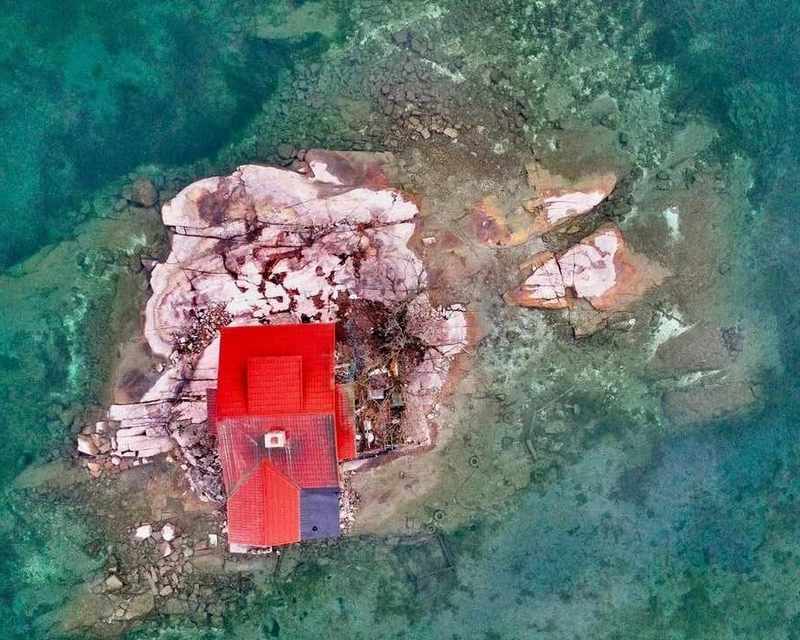 Hub Island von oben