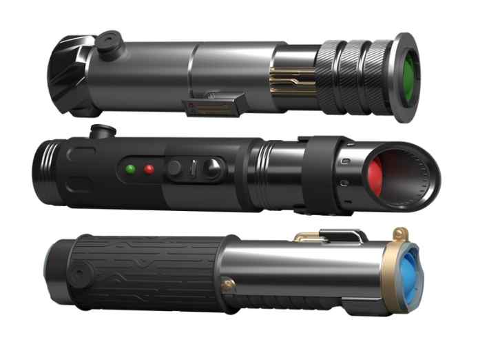 Twistsaber - 3 verschiedene Griffe