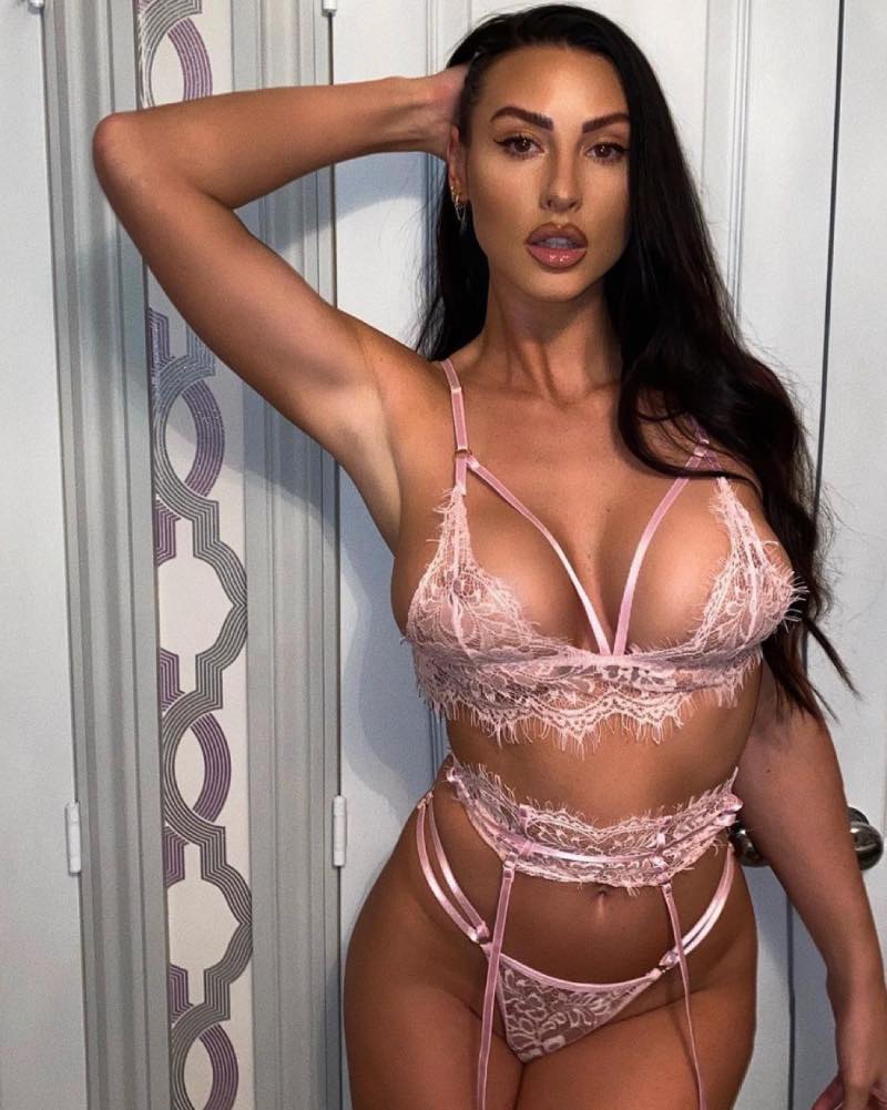 Pink lingerie