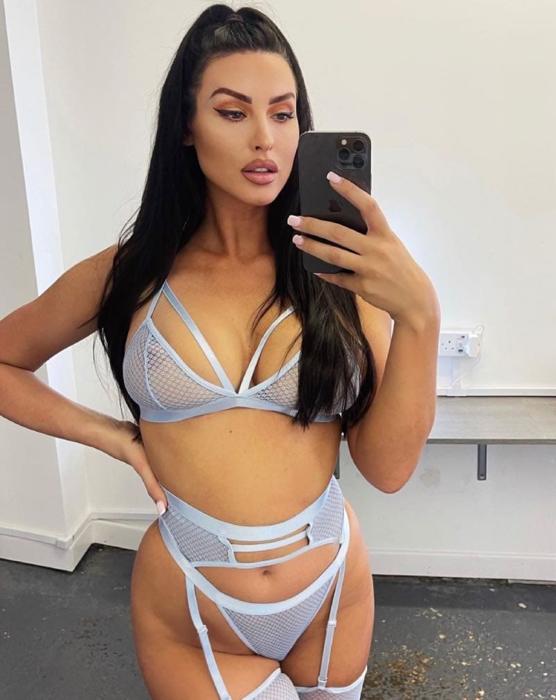 Grey lingerie