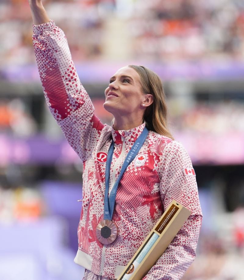 Alysha with medal