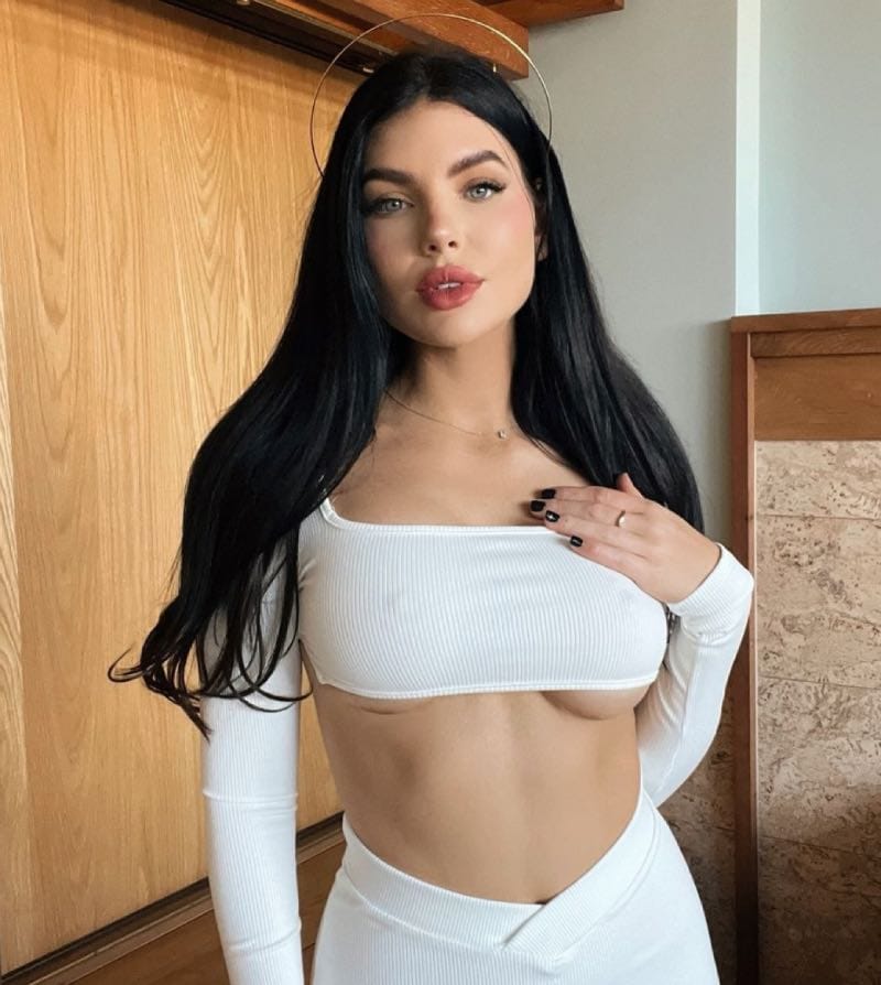 Nicole in white