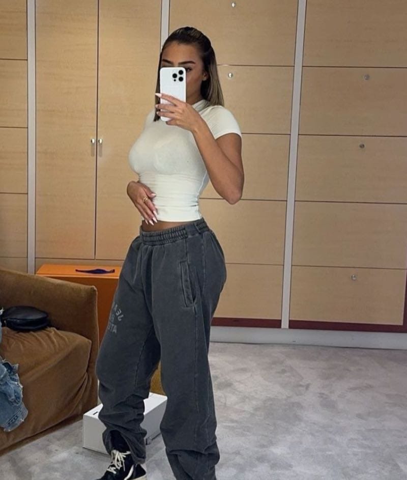 White tight top