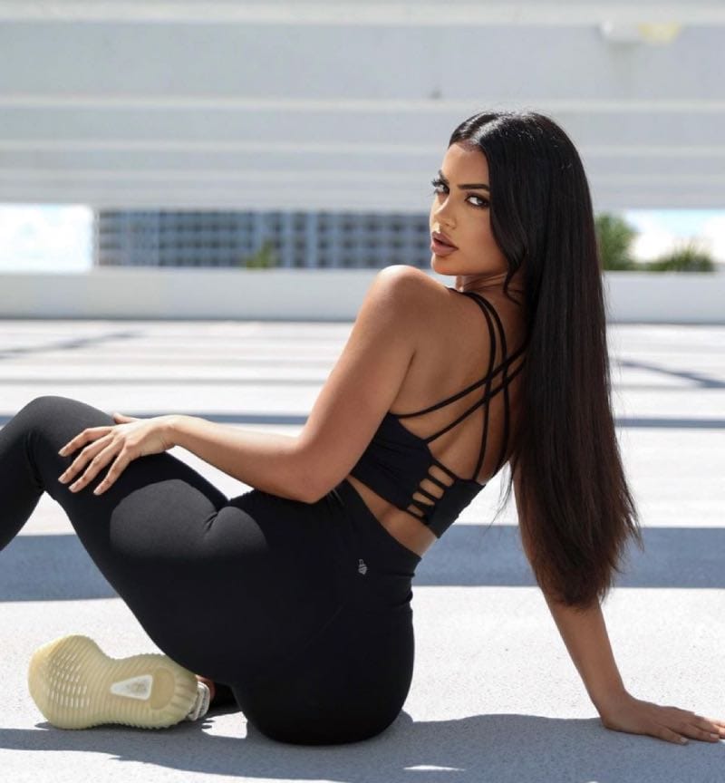 Aneeqa in sports outfit