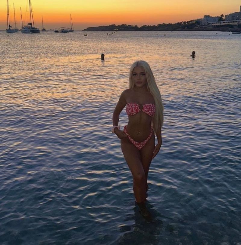 Babe in water