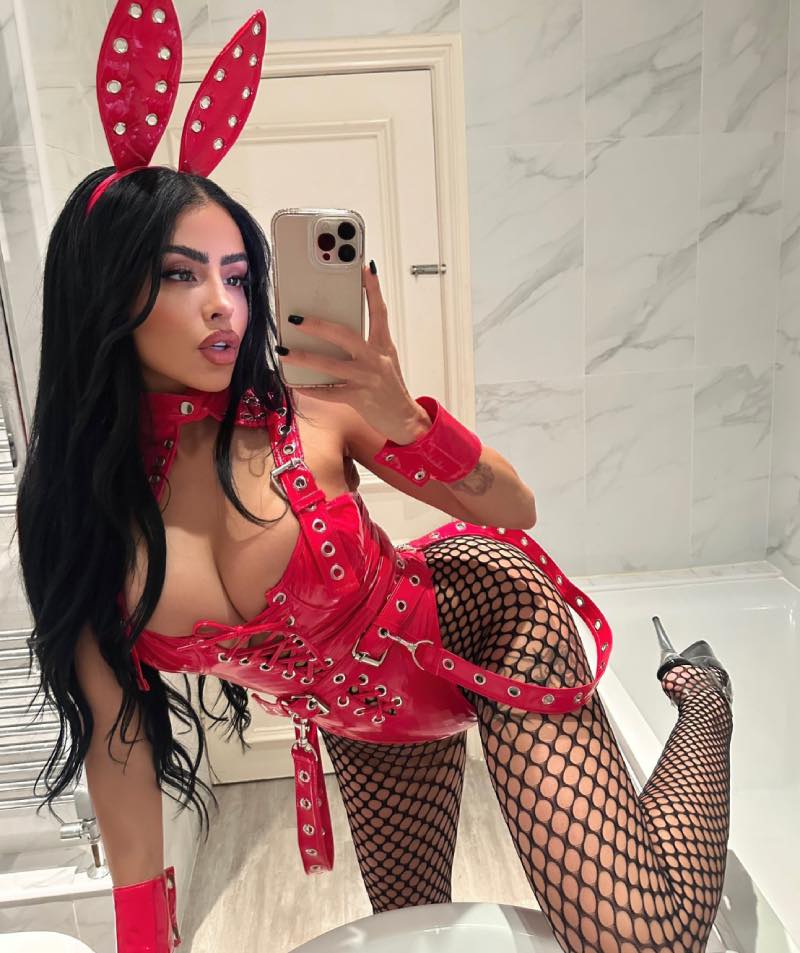 Chloe in bunny