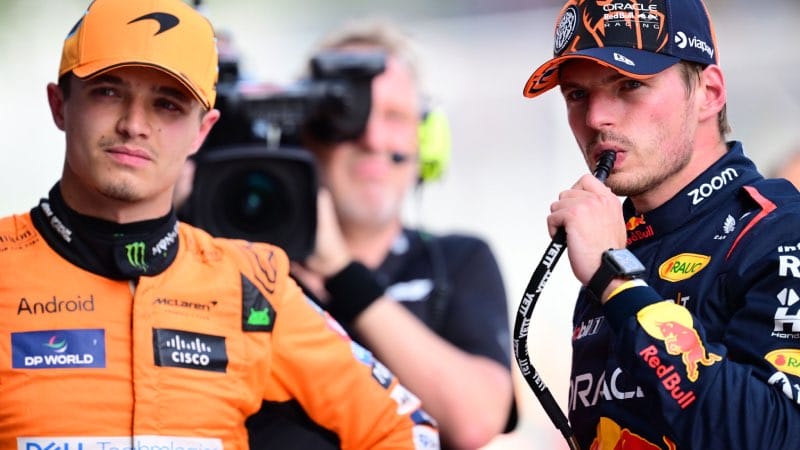 Lando Norris And Max Verstappen