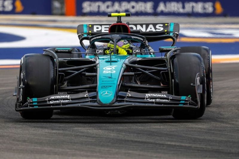 Lewis Hamilton in Mercedes