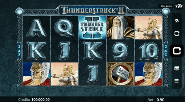 Thunderstruck II best casino pokie