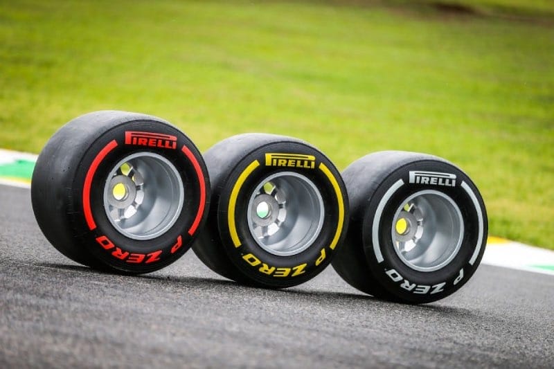 Different Formula One Tyres
