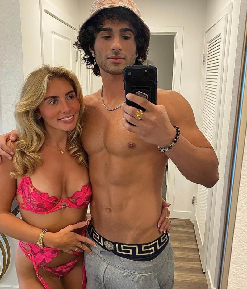 Bonnie and dude with abs