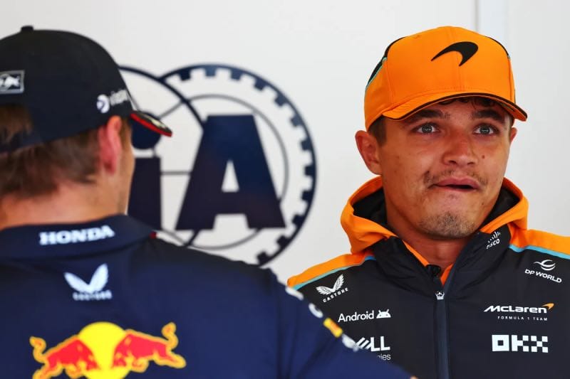 Lando Norris mad