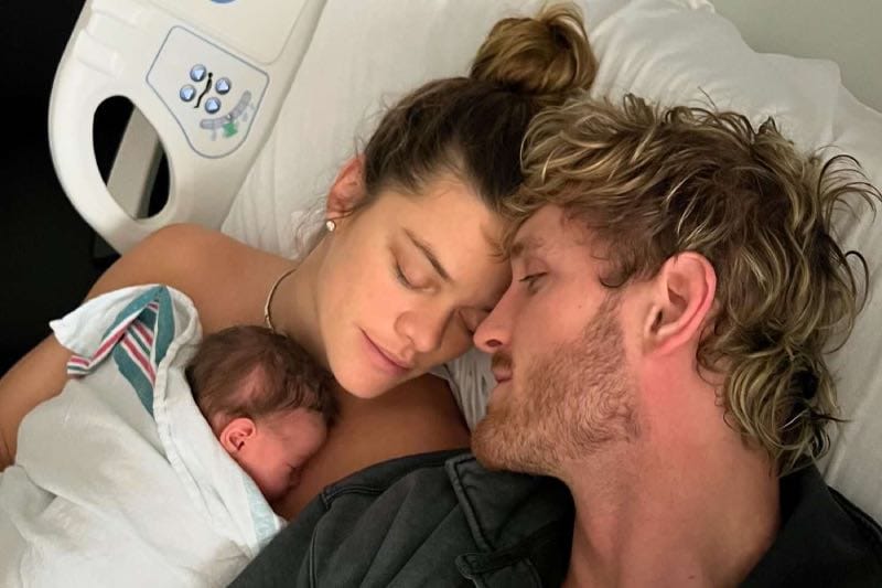 Logan Paul with baby 