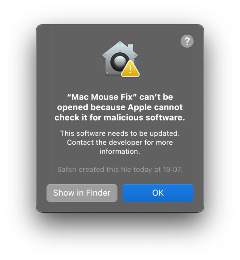 Apple Error Screen