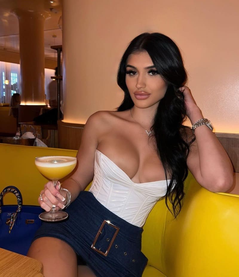 Vic in sexy outfit with massive tits