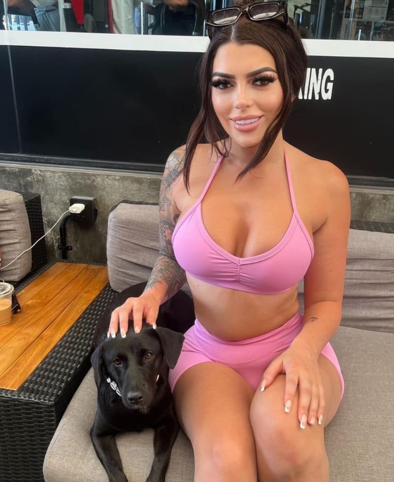 Stephanie in pink