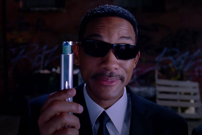Will Smith silly in Men In Black