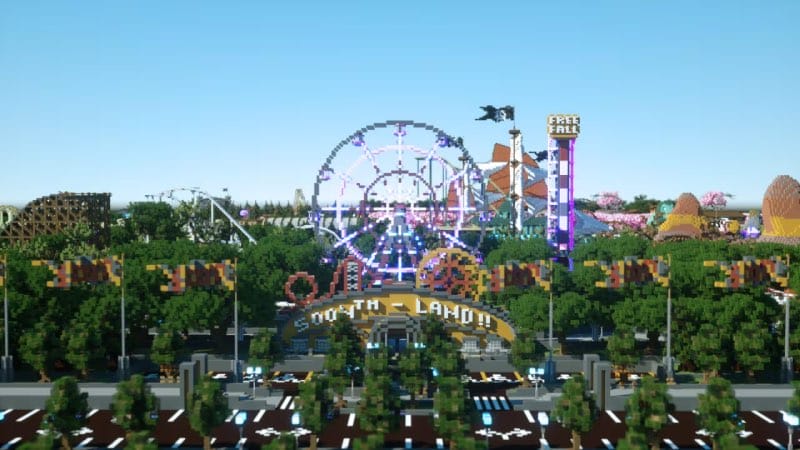 Minecraft themepark