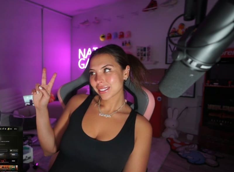 Natalia in streaming mode