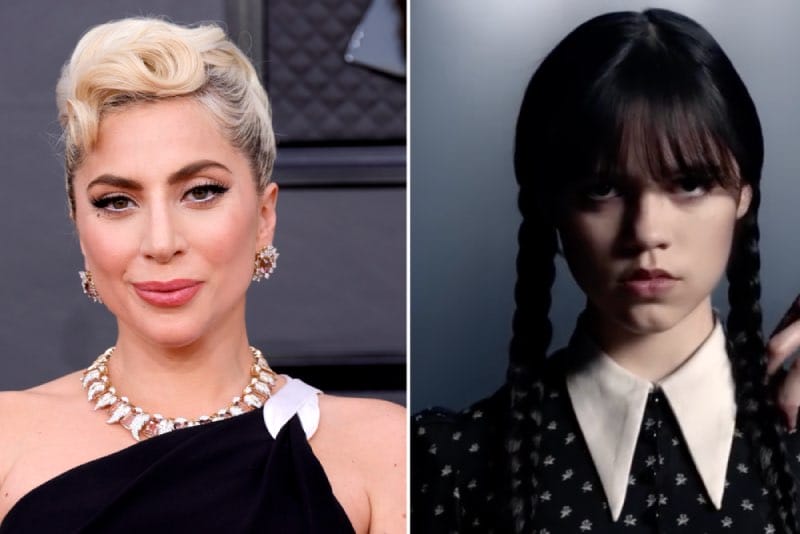 Jenna Ortega and lady gaga