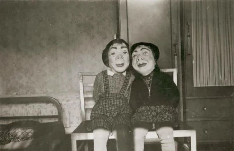Kids in scary masks