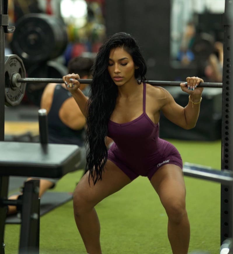 Virginia in gym