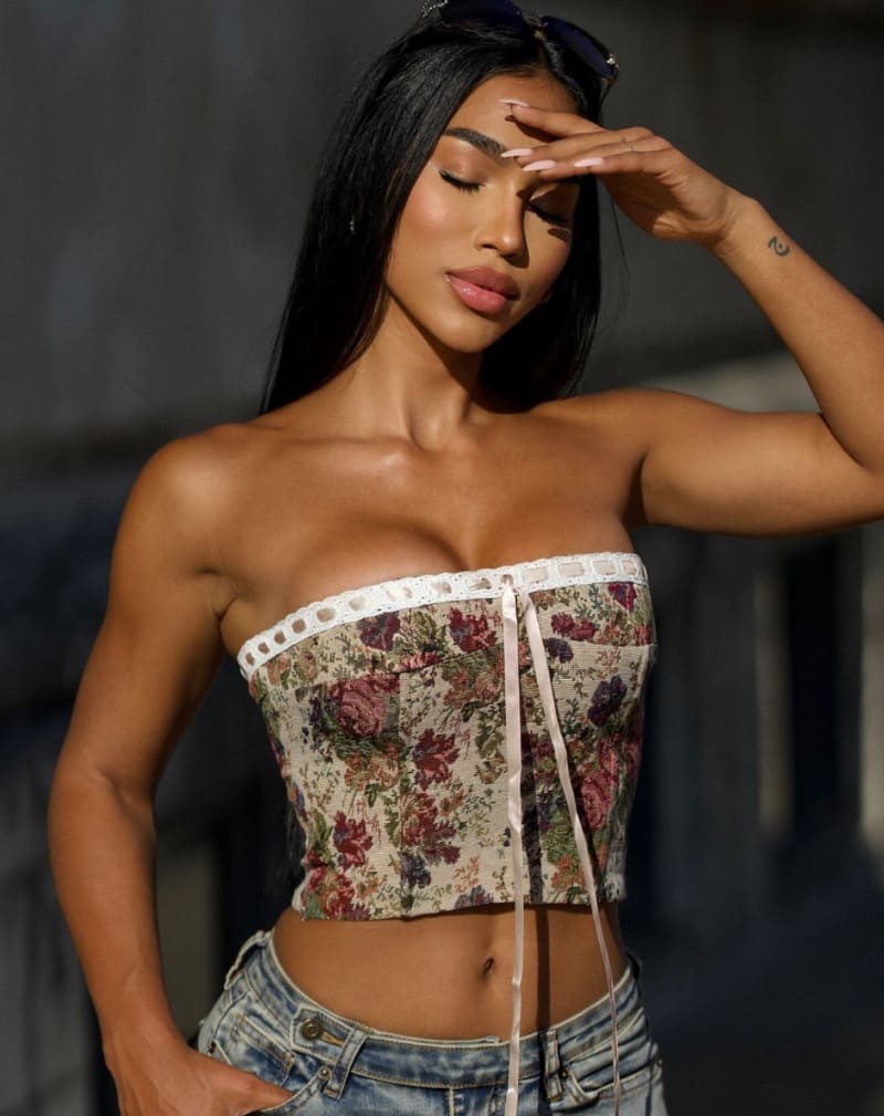 Virginia in sexy top