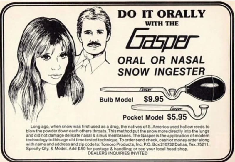 Cocaine inhaler
