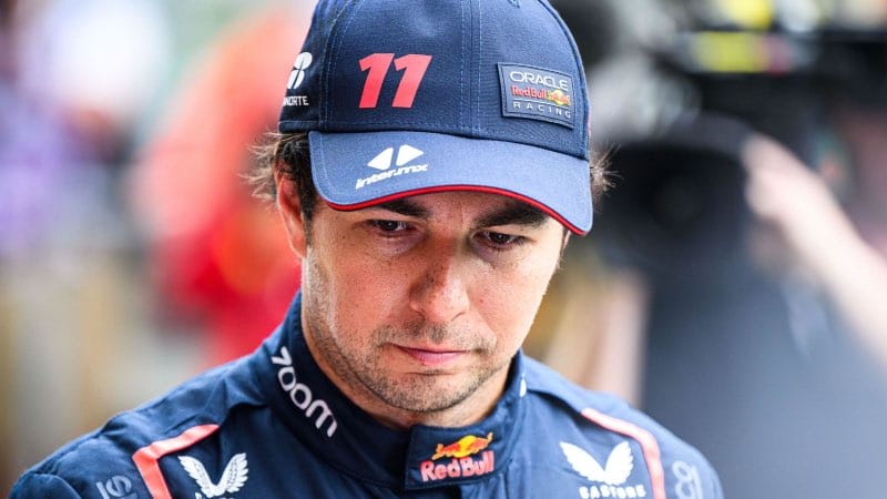 Sergio Perez sad
