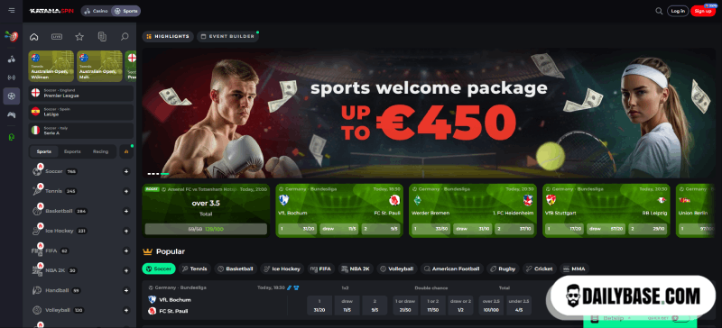 KatanaSpin sport betting site