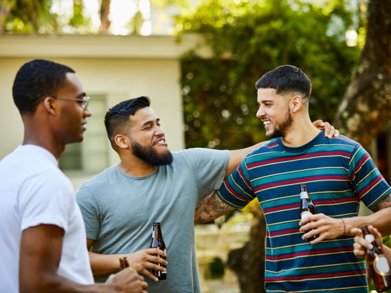 Male friends friendship