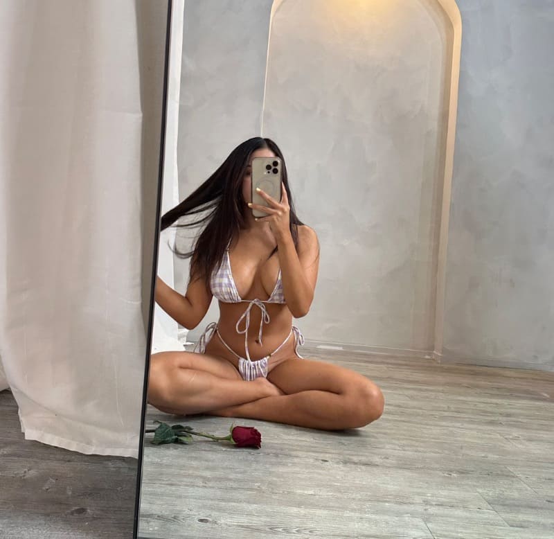 Karina on floor