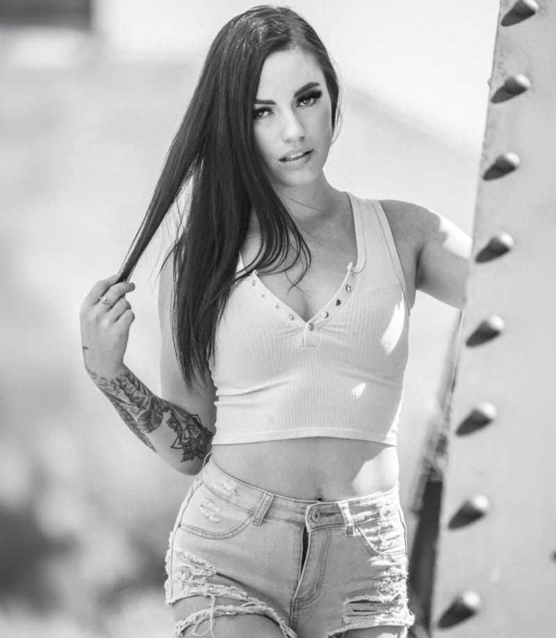 Katrina in white outfit