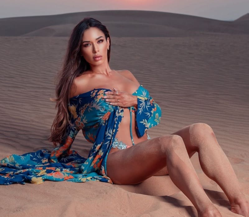 Shayra on sand