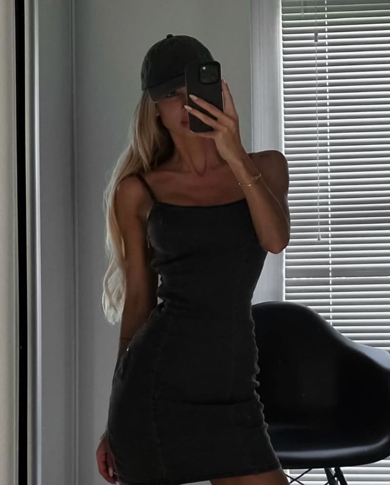 Ira in black dress