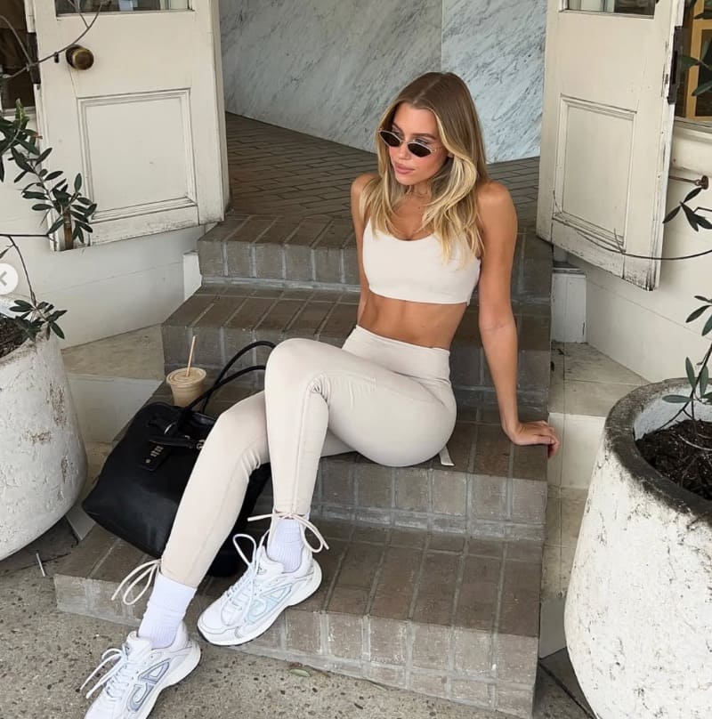 Sophie on stairs