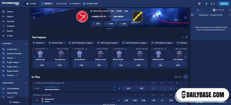 Explore Markets at AU Bookie