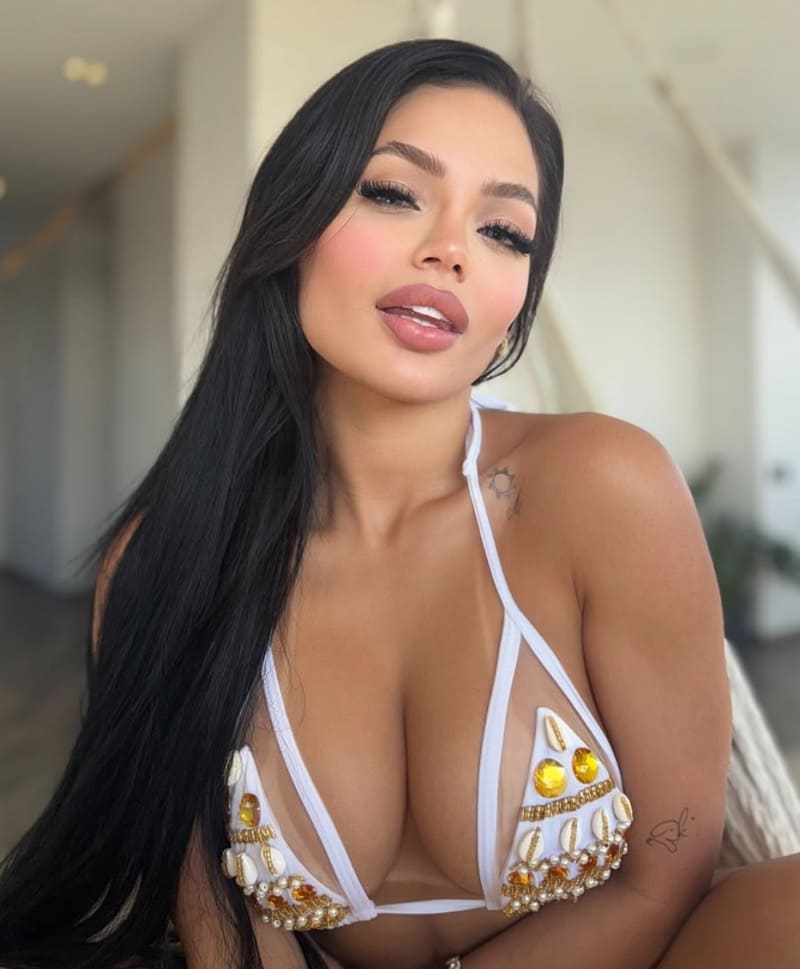 Selena in white