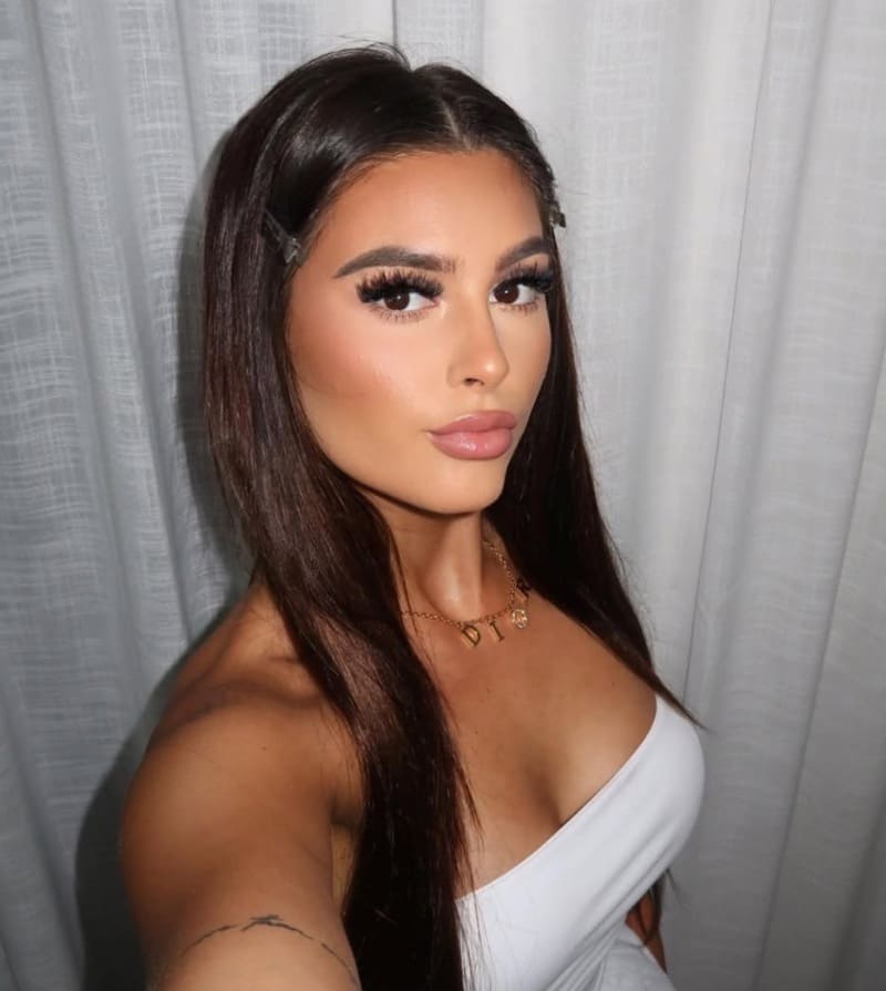 Lilly in sexy white