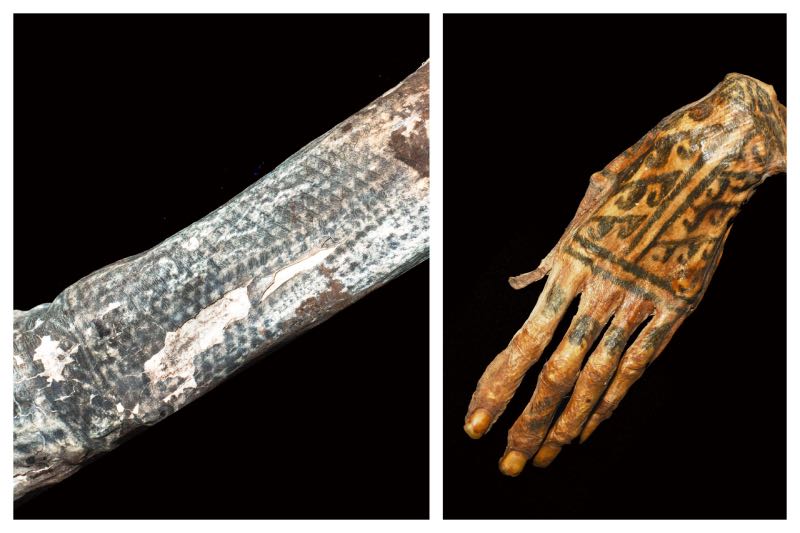 Mummies have tattoos