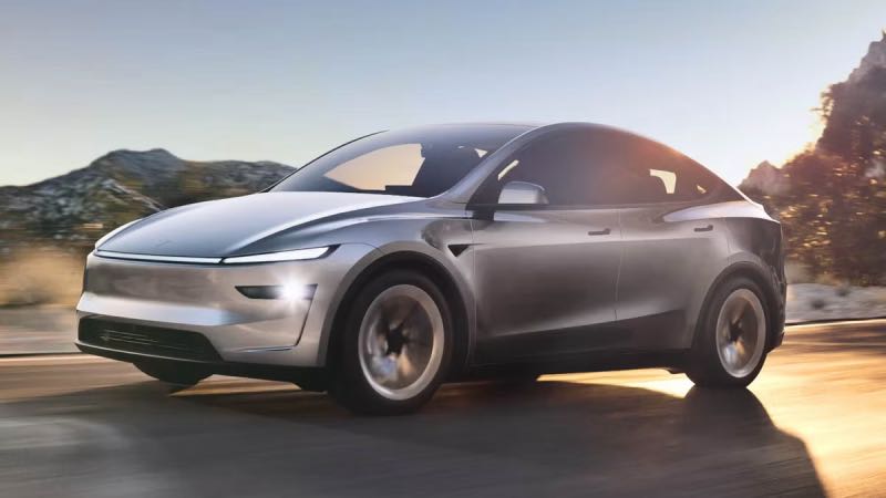 Tesla model y front