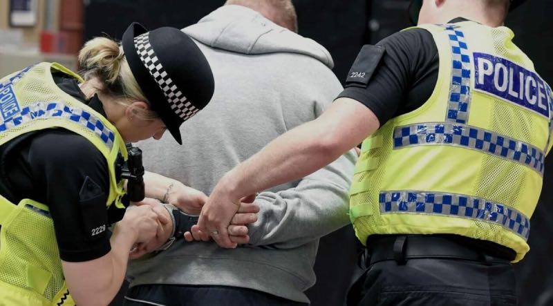 Police arresting future killers
